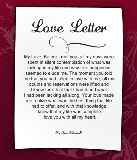 best love letters ever written.